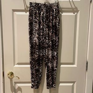 H&M leopard print lounge pants